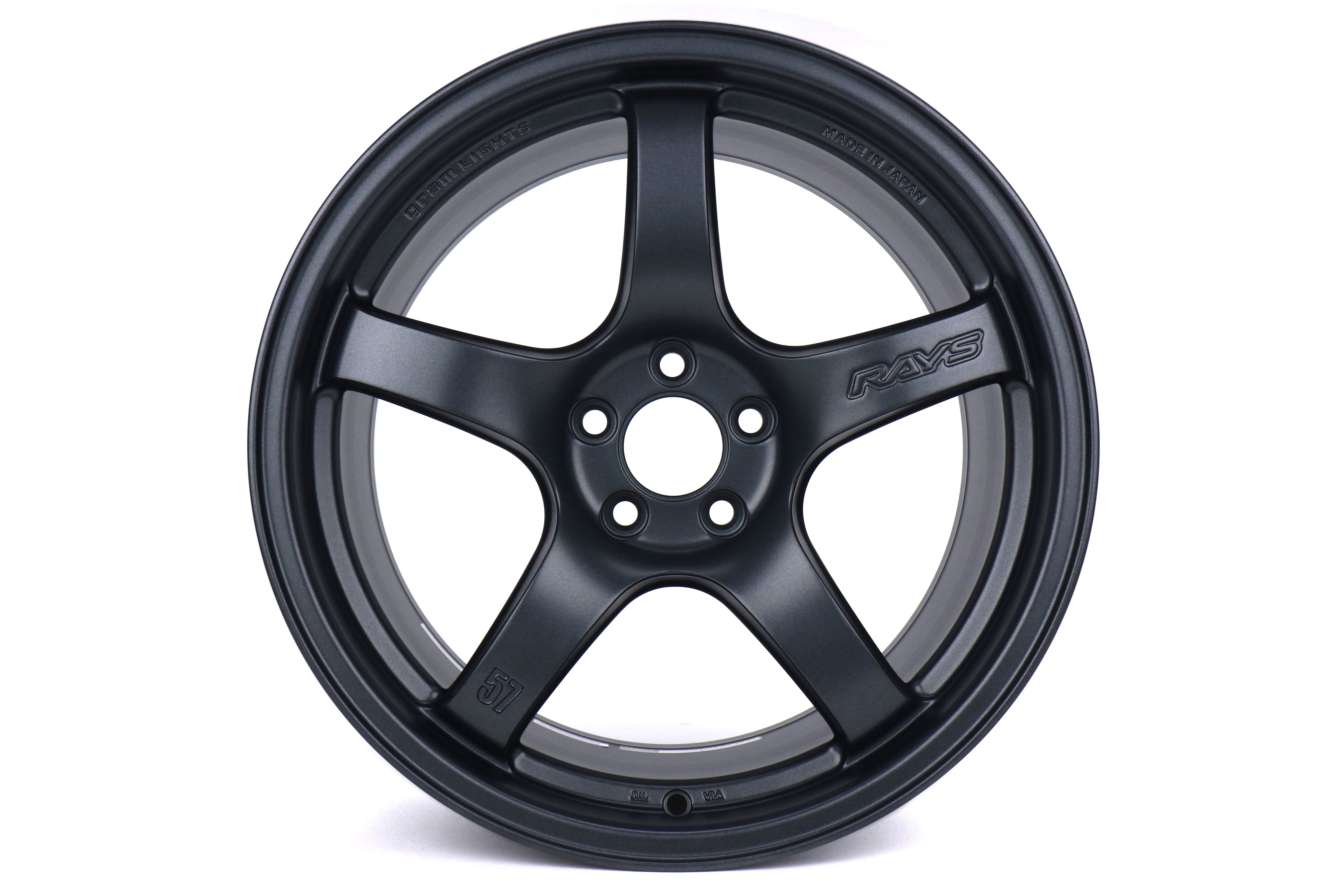 Rays Gram Lights 57CR Gun Blue II 17x9 +38mm 5x100 (Sold As Pair) - 2013-2024 Subaru BRZ / Scion FR-S / Toyota GR86 / 2014-2018 Subaru Forester